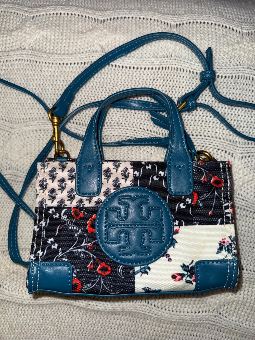 TORY BURCH MINI PATHWORK ELLA PURSE